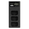 Newell CD-USB-C Triple Channel Battery Charger für Sony NP-FW50