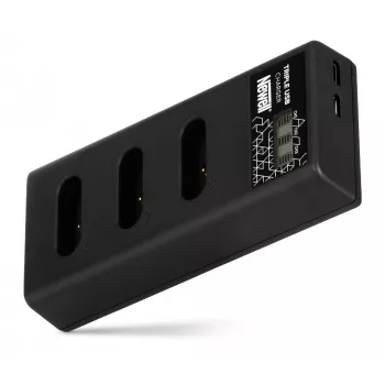 Newell CD-USB-C Triple-Channel Battery Charger für Sony NP-BX1 Akkus