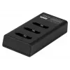 Newell CD-USB-C Triple-Channel Battery Charger für Sony NP-BX1 Akkus