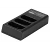 Newell CD-USB-C Triple-Channel-Ladegerät für Canon LP-E6-Akkus