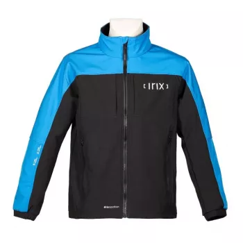 IRIX Expedition Herrenjacke XL – Schwarze wasserabweisende Outdoorjacke mit verstellbarer Kapuze