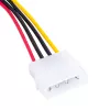 Akyga AK-CA-17 Molex-auf-SATA-Stromadapterkabel, 15 cm
