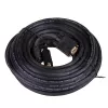 Akyga AK-AV-09 VGA-Kabel D-Sub 15-polig, Stecker auf Stecker, 2 Ferritkerne, 15 m, schwarz