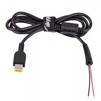 Akyga AK-SC-10 Slim Tip DC-Stromkabel für Laptop-Netzteil, 1,2 m, Schwarz