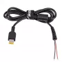 Akyga AK-SC-10 Slim Tip DC-Stromkabel für Laptop-Netzteil, 1,2 m, Schwarz