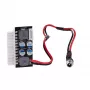 Akyga AK-CA-38 PICO-PSU DC/ATX-Netzteiladapter, 120 W, 12 V DC-Eingang, 24-Pin-ATX, P4, SATA, Molex