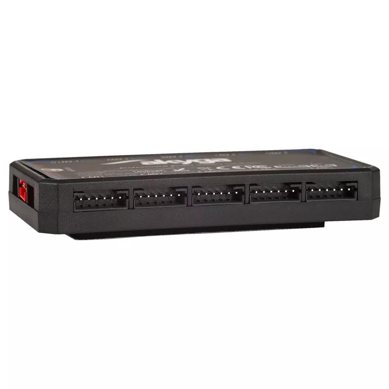 Akyga AK-CA-73 RGB-Lüftersteuerung mit Fernbedienung, 12 Anschlüsse (10 Lüfter + 2 LED-Streifen), Molex-Stromversorgung