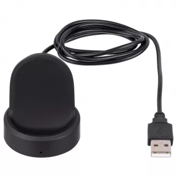 Akyga AK-SW-10 Ladestation für Samsung Galaxy Watch 42/46 mm, Gear S2 / S3, Micro-USB-auf-USB-Kabel 1 m