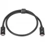 Akyga AK-USB-33 USB-C-auf-USB-C-Thunderbolt-Kabel, 40 Gbit/s, 100 W, 0,5 m, schwarz