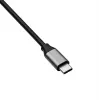Akyga AK-AD-66 USB-C-Hub mit 3x USB 3.0 und Gigabit-Ethernet, 15 cm, schwarz