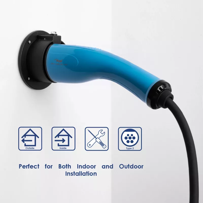 Akyga AK-SC-E01 Wandhalterung für Typ-2-EV-Ladestecker