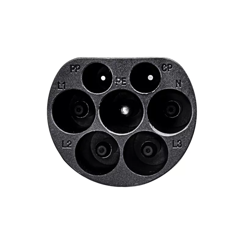 Akyga AK-SC-E03 Typ-2-EV-Ladestecker, einphasig, 32 A, blau