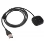 Akyga AK-SW-27 magnetisches USB-Ladekabel für Fitbit Versa 3 / Sense, 1 m, schwarz
