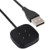 Akyga AK-SW-27 magnetisches USB-Ladekabel für Fitbit Versa 3 / Sense, 1 m, schwarz