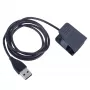 Akyga AK-SW-28 Ladekabel für Fitbit Charge 2, USB-A, 1 m, Schwarz