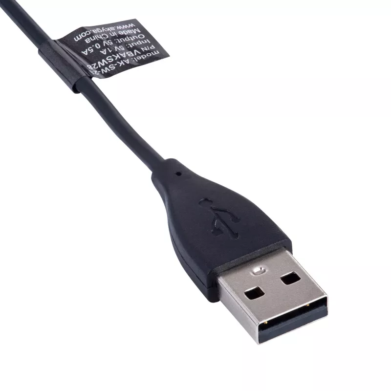 Akyga AK-SW-28 Ladekabel für Fitbit Charge 2, USB-A, 1 m, Schwarz