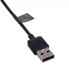 Akyga AK-SW-30 magnetisches Ladekabel für Amazfit Cor A1702, USB-A, 1 m, Schwarz