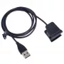 Akyga AK-SW-35 Ladekabel für Fitbit Alta HR, USB-A, 1 m, Schwarz