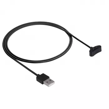 Akyga AK-SW-39 magnetisches Ladekabel für Ticwatch Pro 3 GPS / E3, USB-A, 1 m, Schwarz