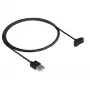 Akyga AK-SW-39 magnetisches Ladekabel für Ticwatch Pro 3 GPS / E3, USB-A, 1 m, Schwarz