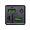 Akyga Charge Brick AK-CH-17 USB-Ladegerät 65 W, 2 x USB-C PD + 2 x USB-A QC 4+, Schwarz