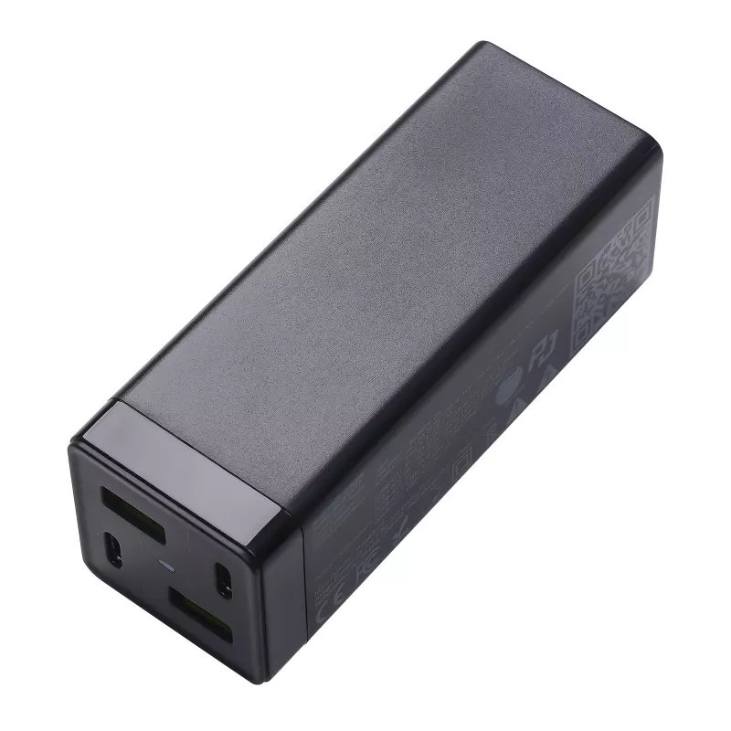 Akyga Charge Brick AK-CH-17 USB-Ladegerät 65 W, 2 x USB-C PD + 2 x USB-A QC 4+, Schwarz
