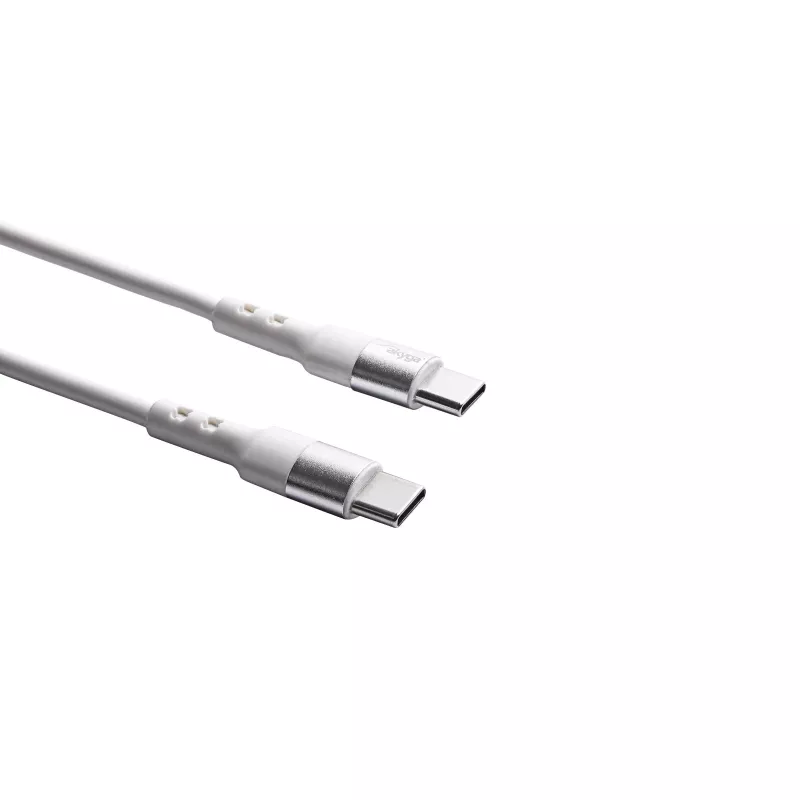 Akyga AK-USB-40 USB-C auf USB-C Kabel, USB 2.0, 60 W, 1 m, Weiß