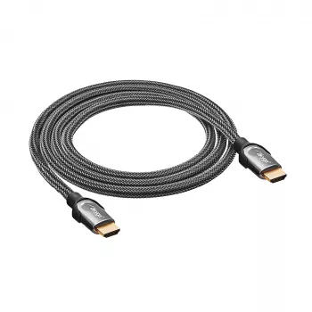 Akyga AK-HD-15S HDMI-2.1-Kabel, geschirmt, Kupfer, geflochten, 48 Gbit/s, 8K@60Hz / 4K@120Hz, 1,5 m