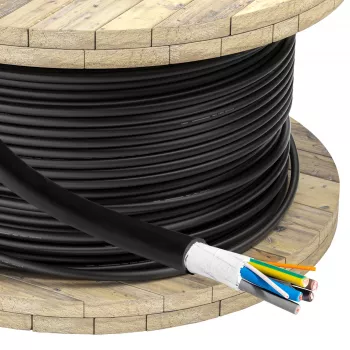 Akyga AK-SC-E12 EV-Ladekabel 5 x 6 mm² + 2 x 0,75 mm², dreiphasig, 32 A, 450/750 V, Meterware