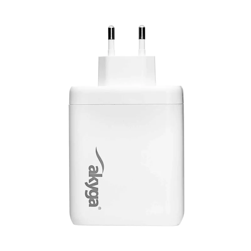 Akyga AK-CH-24 GaN-USB-Ladegerät 140 W, 3 x USB-C PD + USB-A, Weiß