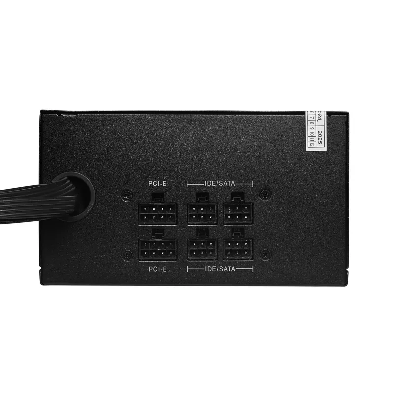 Akyga AK-C2-800 Classic 800 W ATX-Netzteil, teilmodular, aktive PFC, 120-mm-Lüfter