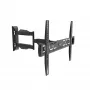 Akyga AK-MB-11 schwenkbare TV-Wandhalterung, 37-75 Zoll, 40 kg, VESA 600x400, Schwenken ±90°, schwarz