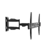 Akyga AK-MB-11 schwenkbare TV-Wandhalterung, 37-75 Zoll, 40 kg, VESA 600x400, Schwenken ±90°, schwarz
