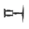 Akyga AK-MB-11 schwenkbare TV-Wandhalterung, 37-75 Zoll, 40 kg, VESA 600x400, Schwenken ±90°, schwarz