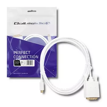 Qoltec USB 3.1 Type-C Stecker auf DVI-D Stecker Adapterkabel 2m 4K