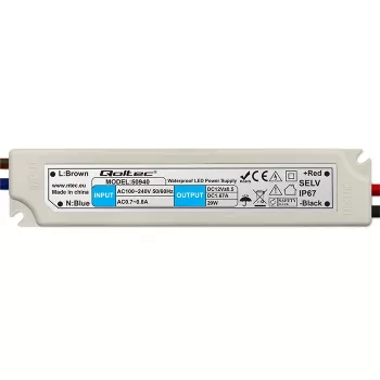 QOLTEC LED Schaltnetzteil IP67 20W 12V 1,6A wasserdicht