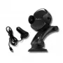 Qoltec PRO Wireless Car Charger with IR Holder 15W QC 3.0 USB Type-C Black