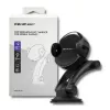 Qoltec PRO Wireless Car Charger with IR Holder 15W QC 3.0 USB Type-C Black