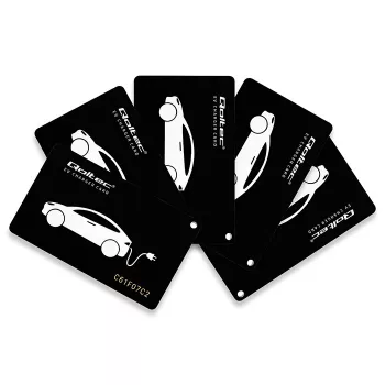 Qoltec RFID-Näherungskarten für EV-Ladestation – 5er-Pack | Hotel, Parken