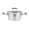 TEESA COOK PRIME 6-teiliger Kochtopf-Set, Edelstahl, induktionsgeeignet
