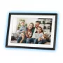 KRUGER & MATZ FRAMEO WiFi 10.1 Digitaler Bilderrahmen mit Hintergrundbeleuchtung, Schwarz