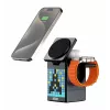 Newell induOne MagPlay MagSafe Wireless Charging Station mit Lautsprecher und Display für 3 Geräte