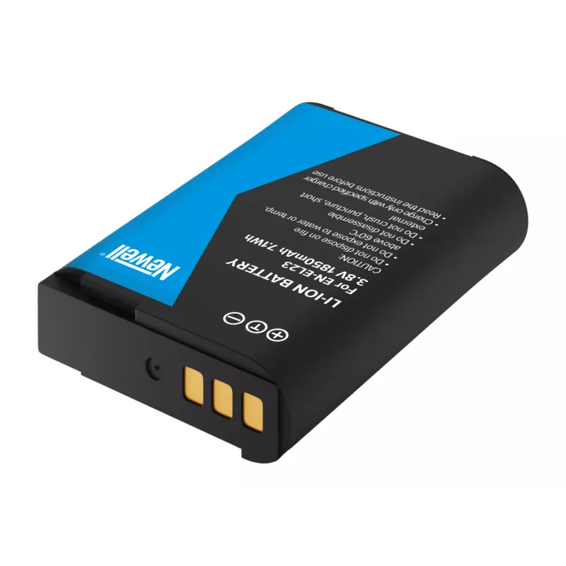 Newell Ersatzakku für Nikon EN-EL23, 1850mAh, 7,0Wh, Li-Ion