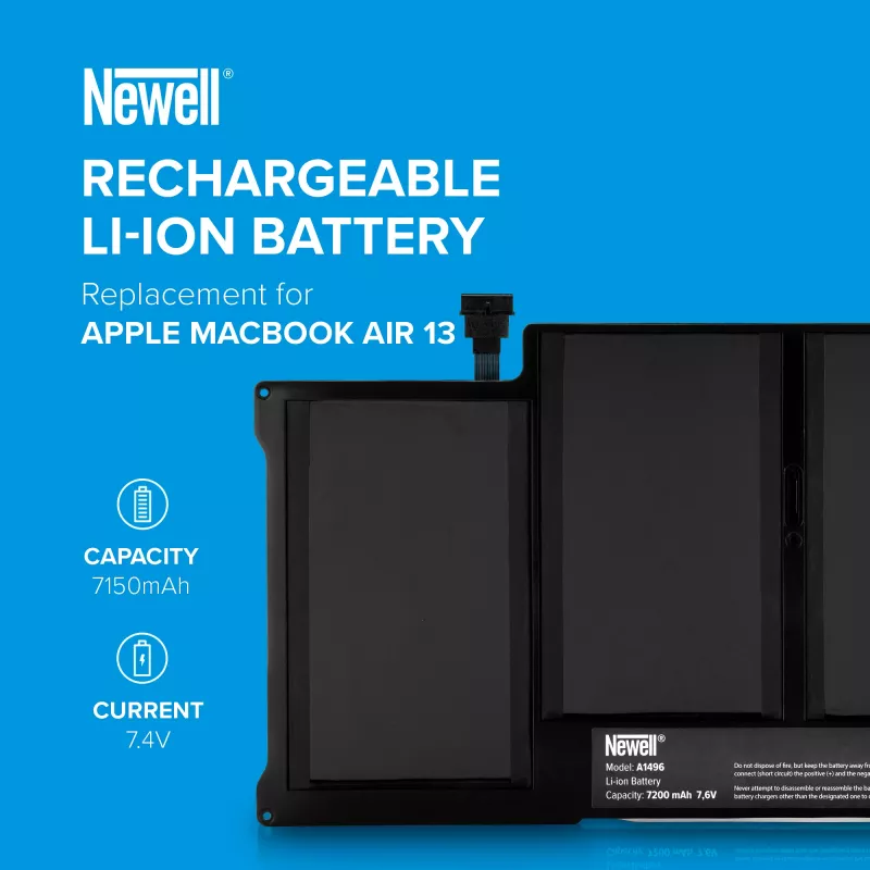 Newell A1496 7150 mAh Akku für Apple MacBook Air 13