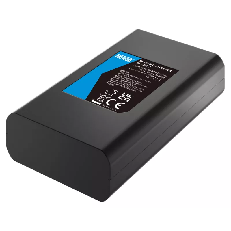 Newell Dual-Channel USB-C Charger DL-USB-C für Canon LP-E17 Akkus