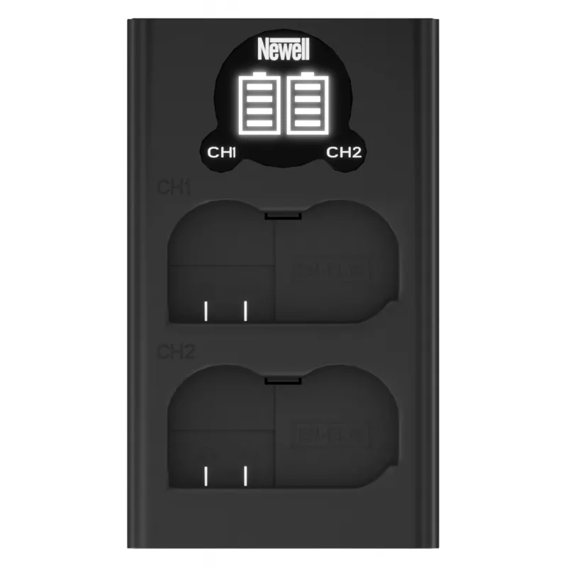 Newell Dual-Channel USB-C Charger DL-USB-C für Nikon EN-EL15 Akkus