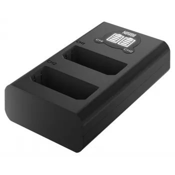 Newell Dual-Channel USB-C Charger DL-USB-C für Canon LP-E10 Akkus