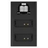 Newell Dual-Channel USB-C Charger DL-USB-C für Canon LP-E10 Akkus