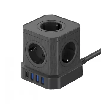 Newell GaN Power Cube 9W1 Steckdosenleiste Schwarz