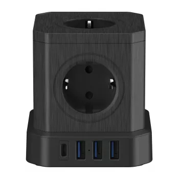 Newell GaN Power Cube 9W1 Steckdosenleiste Schwarz